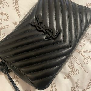 YSL black camera bag